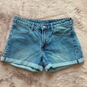 Denim shorts